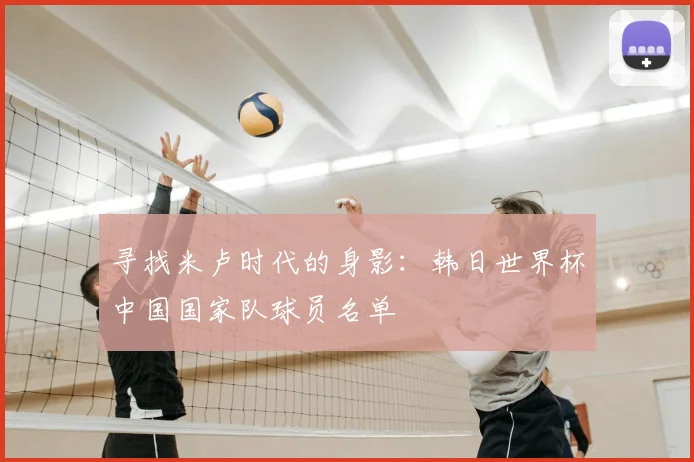 寻找米卢时代的身影：韩日世界杯中国国家队球员名单